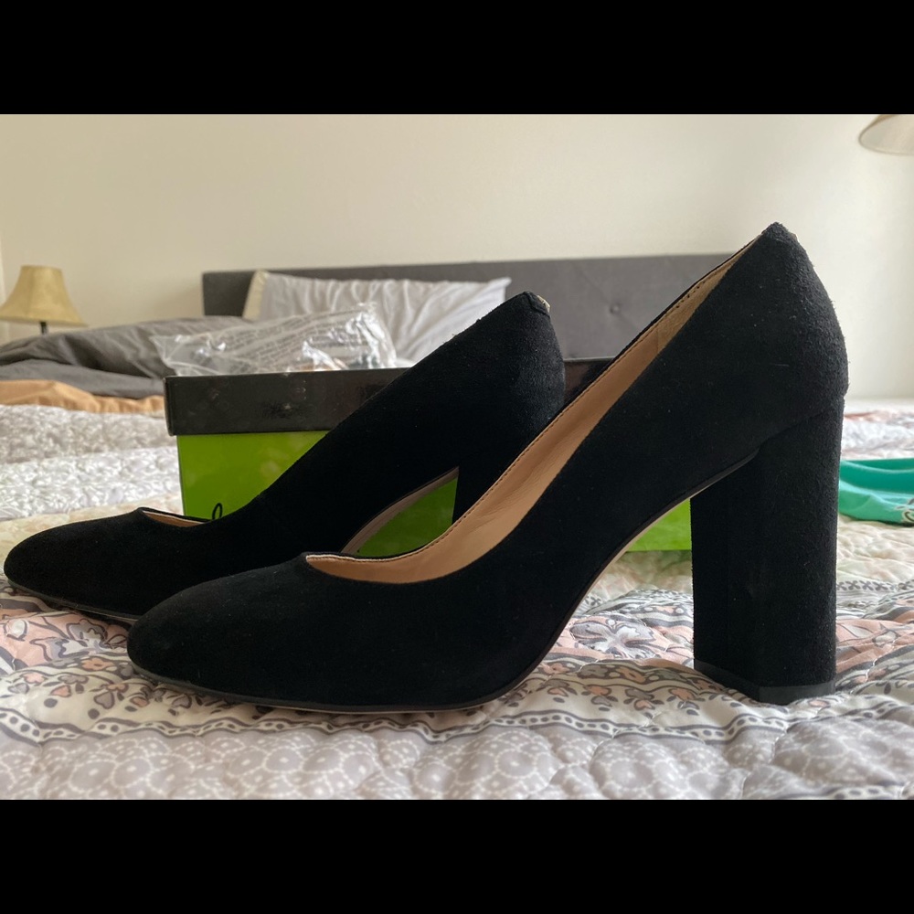 Sam Edelman Stillson, Black Suede Heels